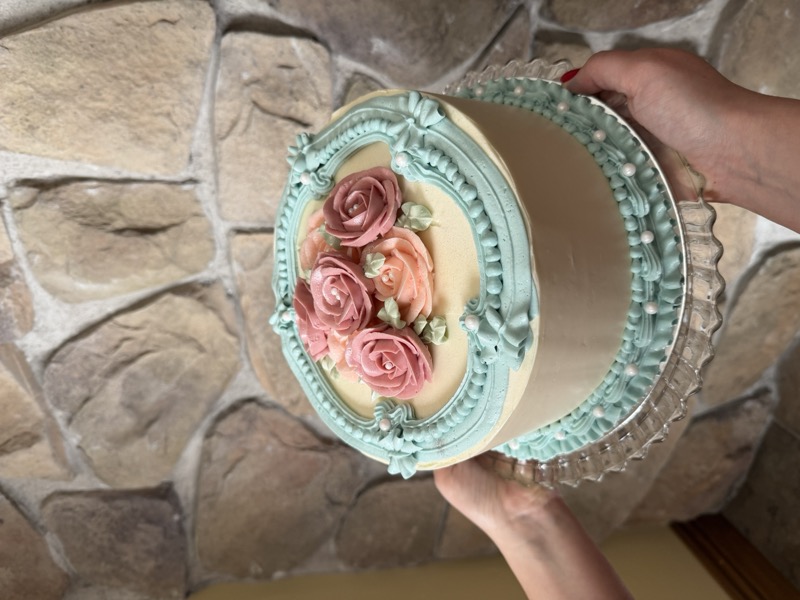 Pour the Record custom birthday cake
